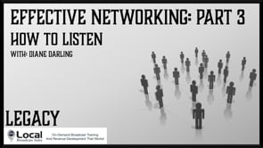 Effective Networking: How to Listen