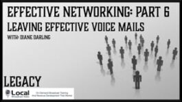 Effective Networking: Leaving Effective Voice Mails