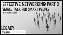 Effective Networking: Small Talk for Smart People