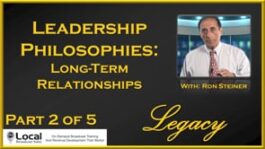 Leadership Philosophies: Long-Term Relationships