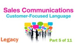 Sales Communications: Customer-Focused Language