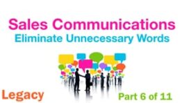 Sales Communications: Eliminate Unnecessary Words