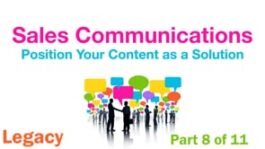 Sales Communications: Position Your Content as a Solution