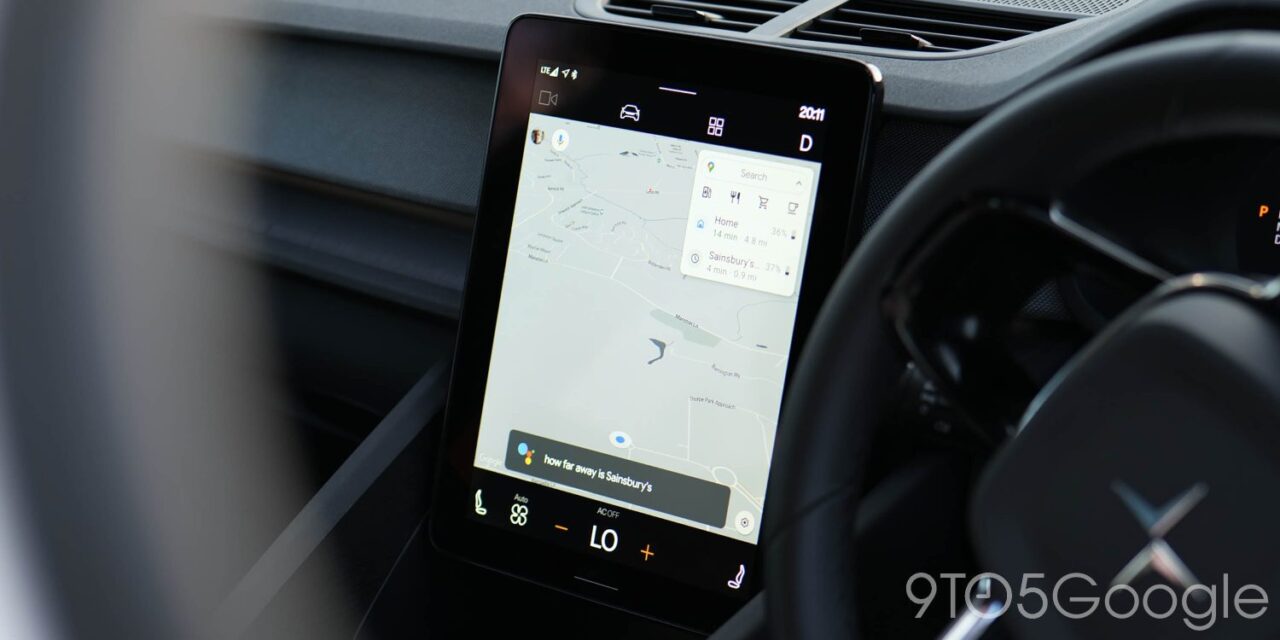 Android Automotive gains Google Maps incident reporting function