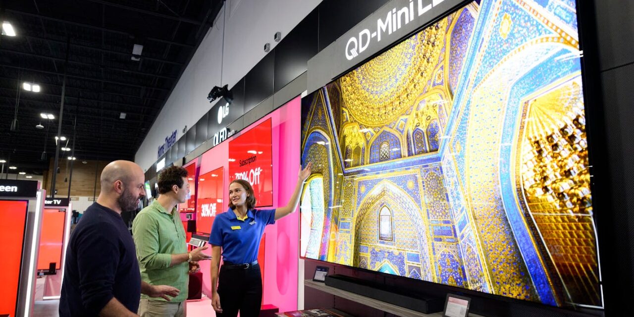 Best Buy hoping supersize TVs will get more holiday shoppers to splurge on electronics