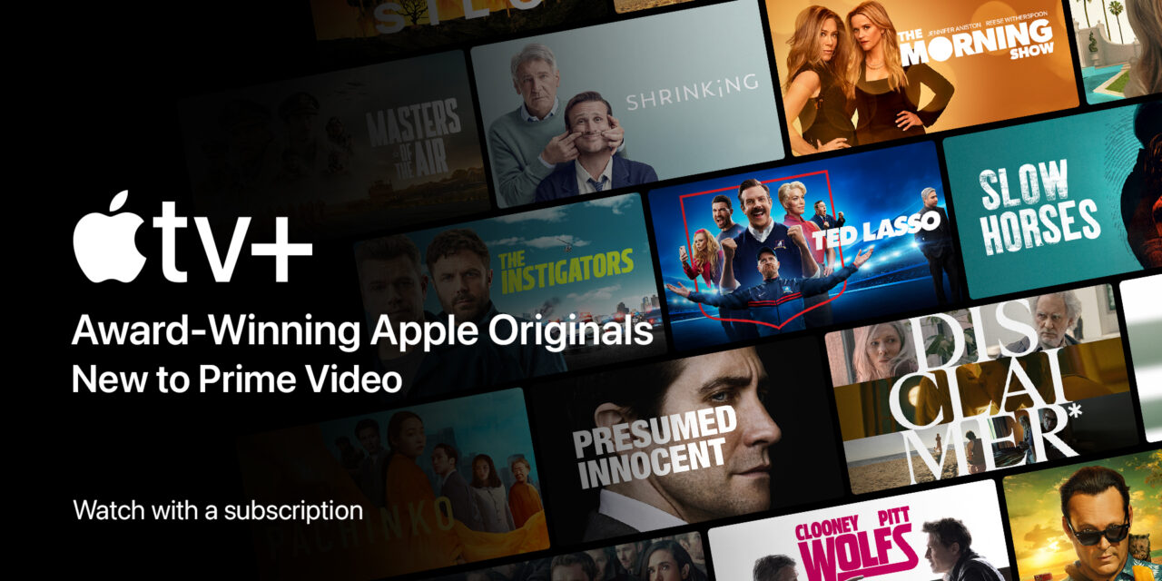 Apple TV+ launching on Prime Video in the US