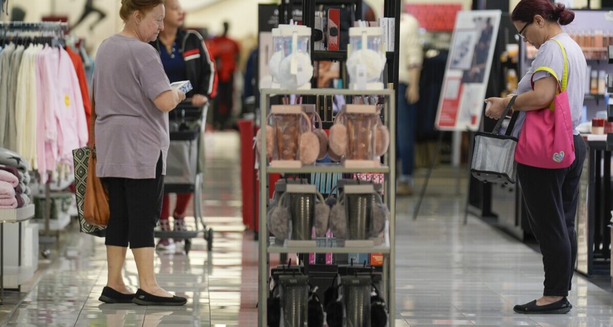 US shoppers spent more at retailers last month in latest sign consumers are driving growth