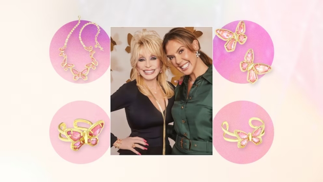 Dolly Parton + Kendra Scott unveil butterfly-filled jewelry collection