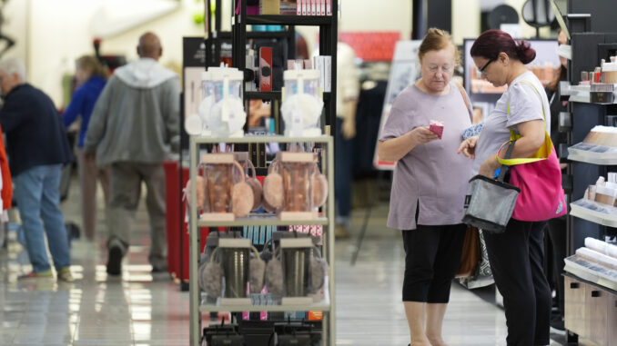 October retail sales up as Americans showed continued willingness to spend