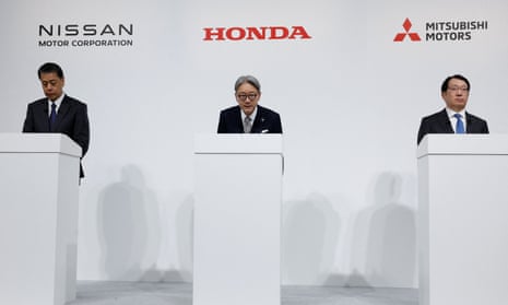 Honda, Nissan and Mitsubishi confirm they are in merger talks