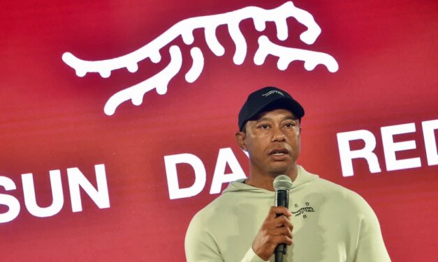 Puma Lawsuit Says Tiger Woods’ Sun Day Red Logo Is Too Similar