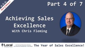 The Year of Sales Excellence: Achieving Sales Excellence – Part 4