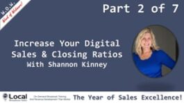 The Year of Sales Excellence: Increase Your Digital Sales & Closing Ratios – Part 2