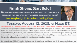 2025 – August Webinar