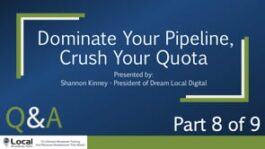 Dominate Your Pipeline, Crush Your Quota – Part 8 – Q&A