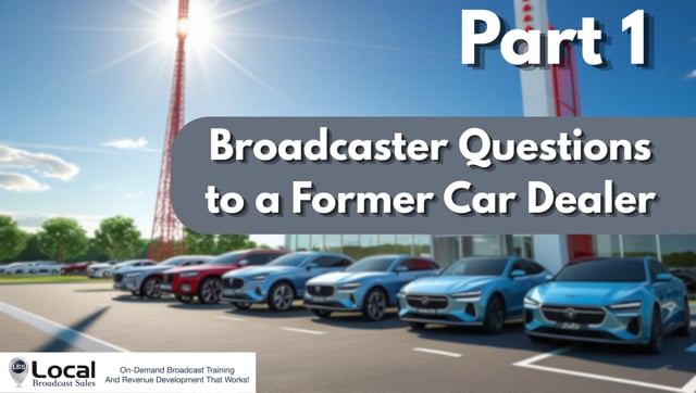 Broadcaster Questions to a Former Car Dealer – Part 1