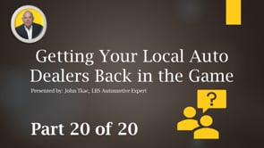 Broadcasters, Win Back LOCAL Car and Truck Dealers (in a BIG way)! – Part 20 Q&A