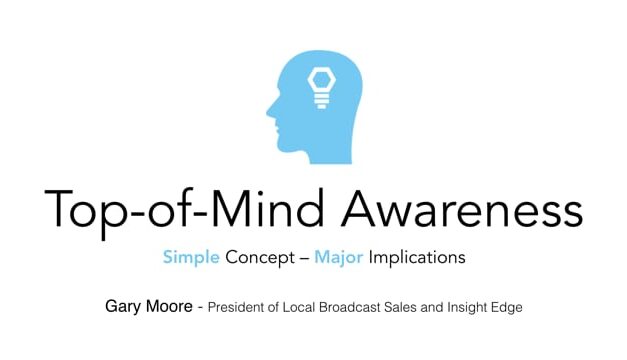 Does Top of Mind Awareness Matter?