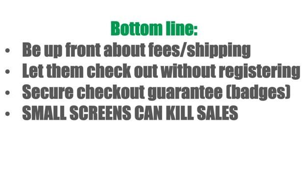 Drive Them To The Website!