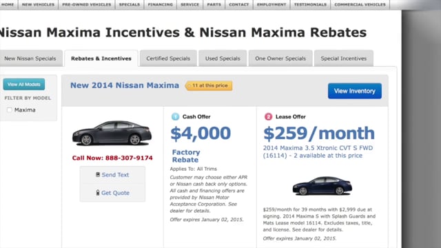 End of Year Auto Rebates