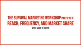 The Survival Marketing Workshop – Part 2 – Reach, Frequency, and Market Share