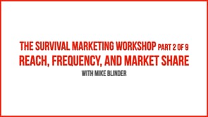 The Survival Marketing Workshop – Part 2 – Reach, Frequency, and Market Share