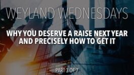 Why You Deserve A Raise Next Year And Precisely How To Get It! – Part 3
