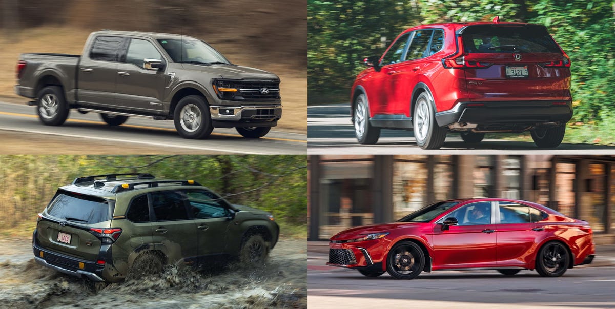 The 25 Bestselling Cars, Trucks, and SUVs of 2026