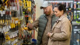 Home Depot hardware store rival files Chapter 11 bankruptcy - TheStreet man-and-woman-shopping-in-a-hardware-store