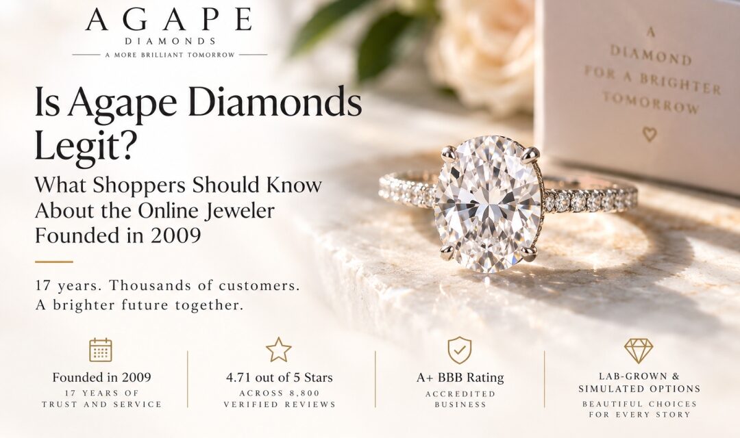Is Agape Diamonds Legit? What Shoppers Should Know About the Online Jeweler Founded in 2009 | FinancialContent