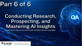 Conducting Research, Prospecting, and Mastering AI Insights – Part 6 – Q&A