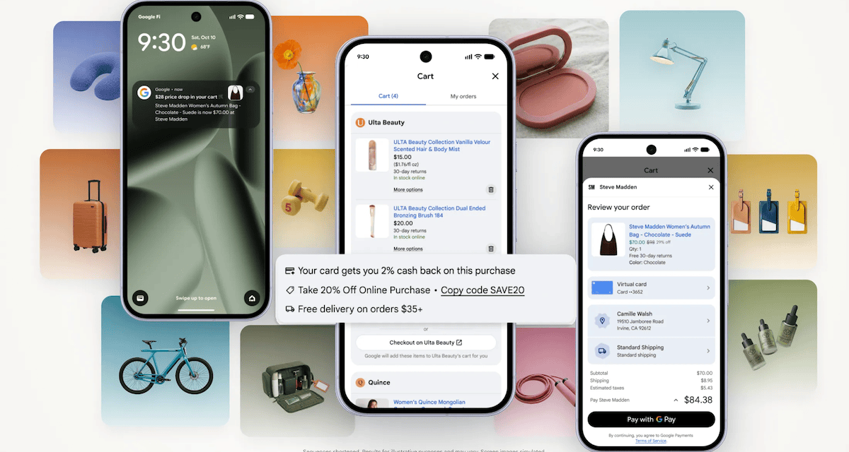 Google’s Universal Cart shopping tool launches in the US | TechCrunch